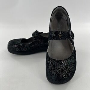 Alegria Leather Mary Jane Womens EU 39 Shoe KOU 591 School PG‎ Lite Rose US 9